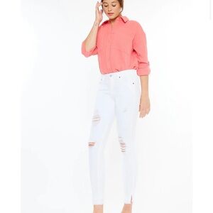 Nala Mid Rise Ankle Skinny Jeans